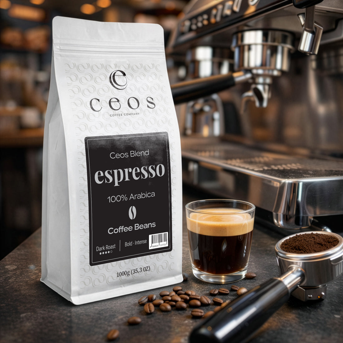 CEOS BLEND ESPRESSO ÇEKİRDEK KAHVE 1000 g