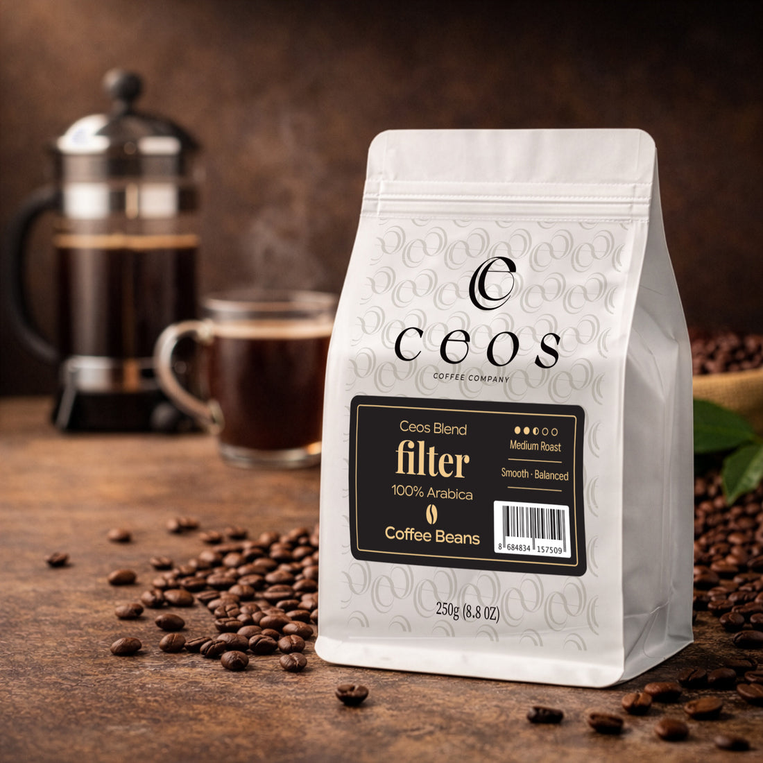 CEOS BLEND ÇEKİRDEK KAHVE 250g