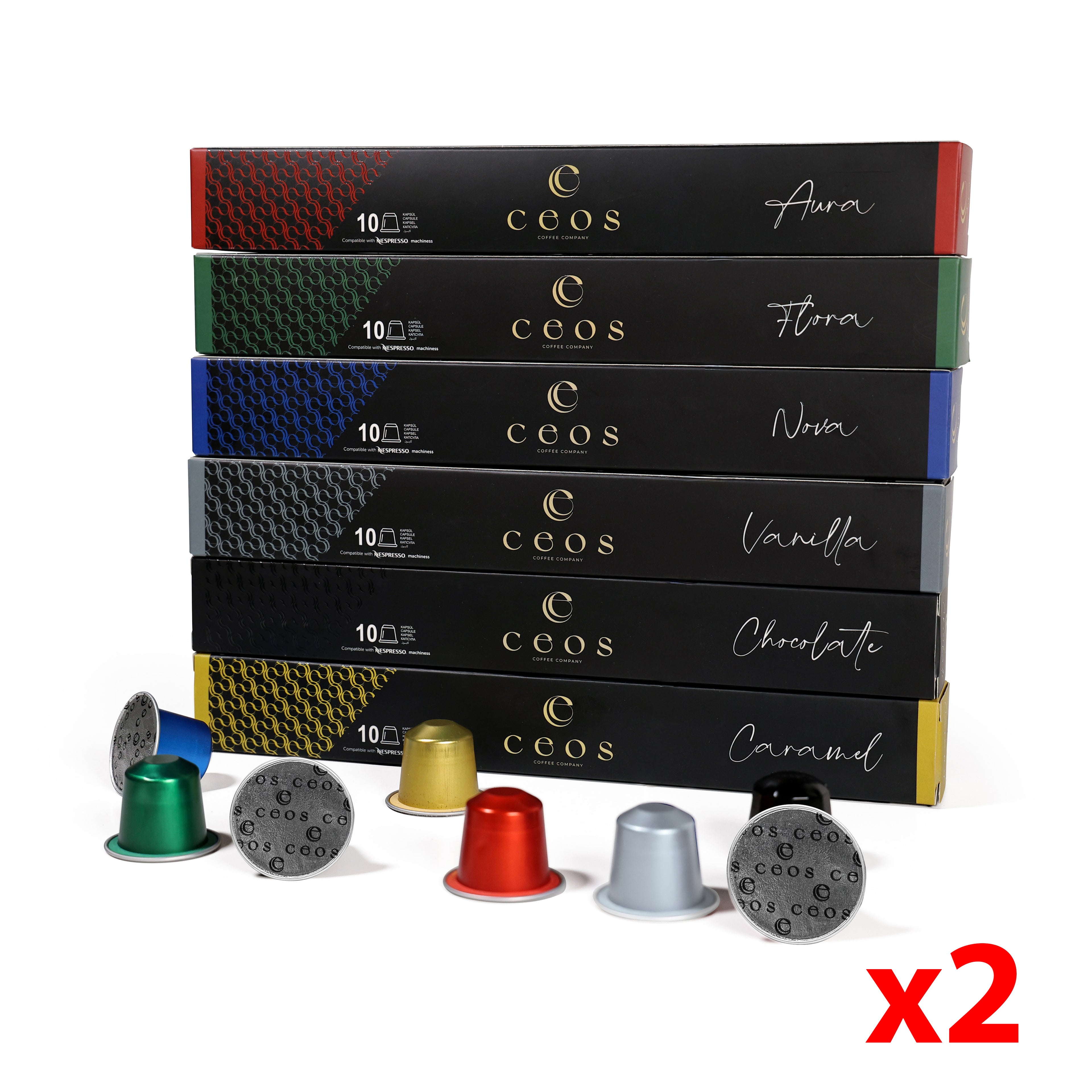 CEOS 120-PIECE CAPSULE COFFEE ADVANTAGE SET
