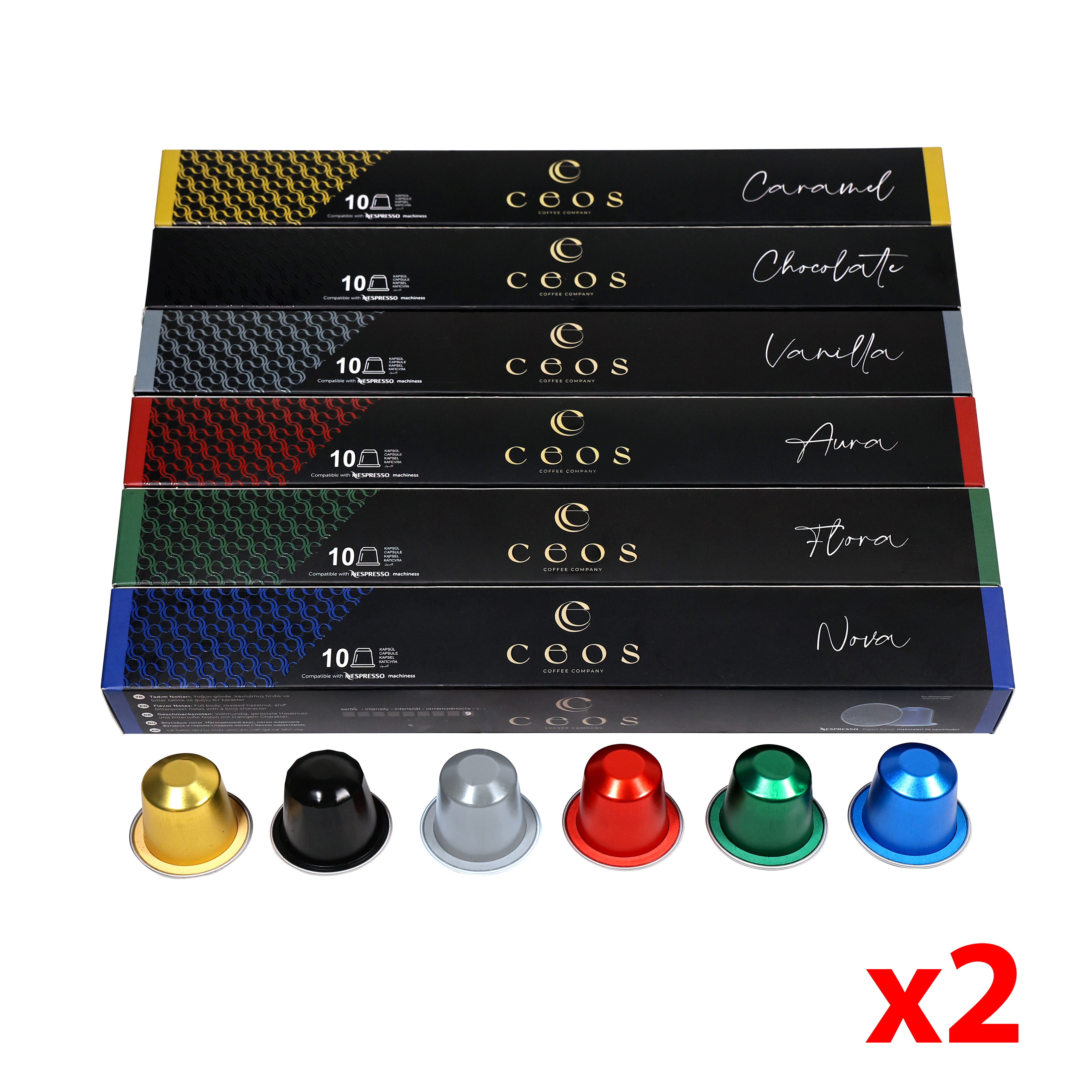 CEOS 120-PIECE CAPSULE COFFEE ADVANTAGE SET