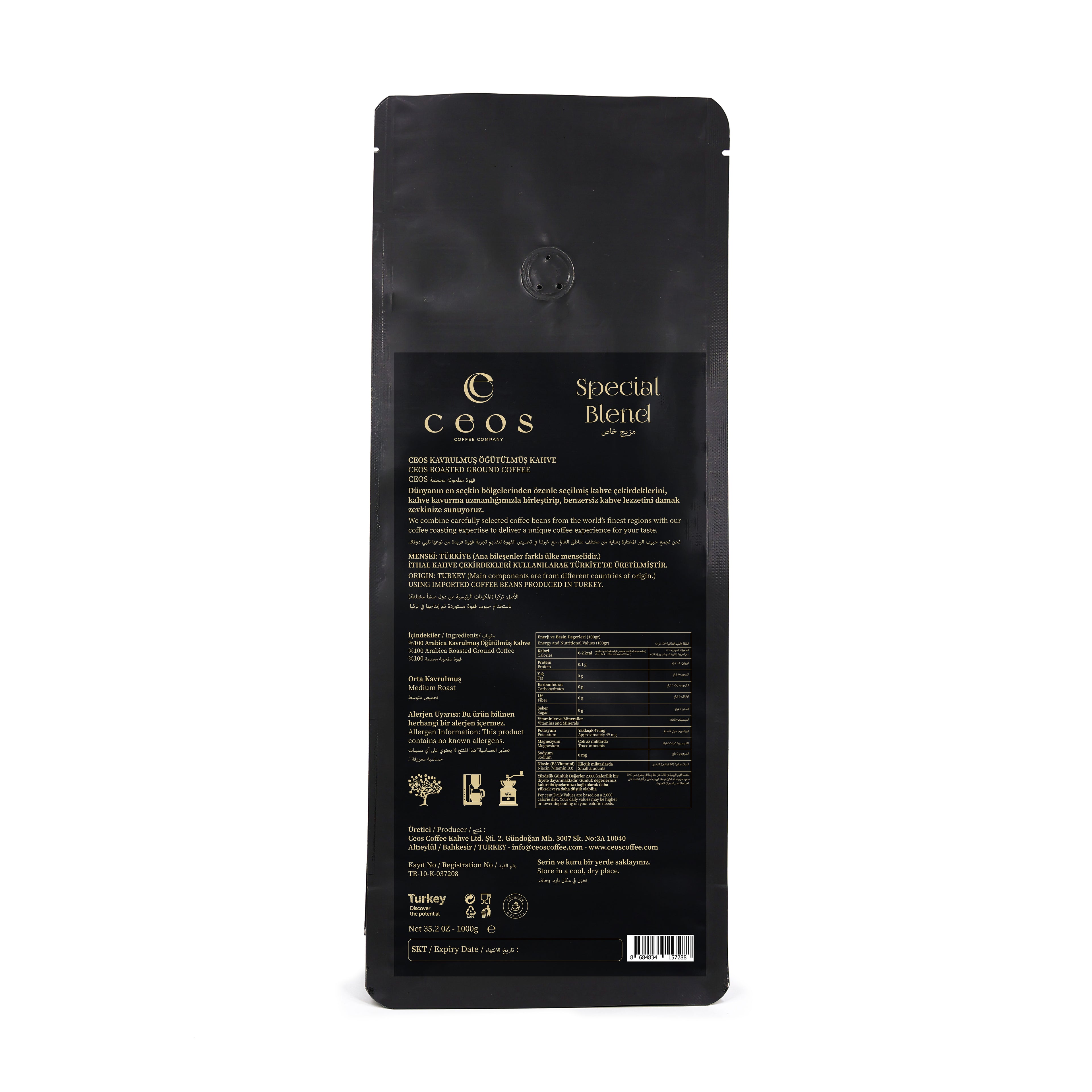 SPECIAL BLEND FRESHLY GROUND FILTER COFFEE (1KG)