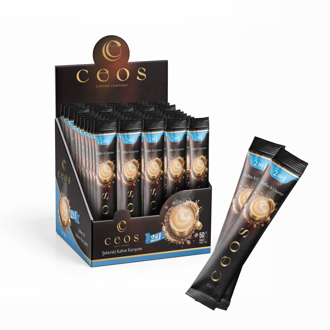 CEOS 2’ Sİ 1 ARADA INSTANT KAHVE