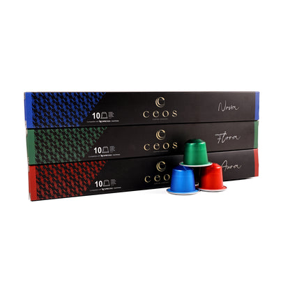 CEOS 30-PIECE CAPSULE COFFEE ADVANTAGE SET