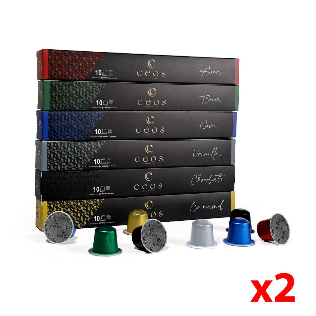 CEOS 120-PIECE CAPSULE COFFEE ADVANTAGE SET