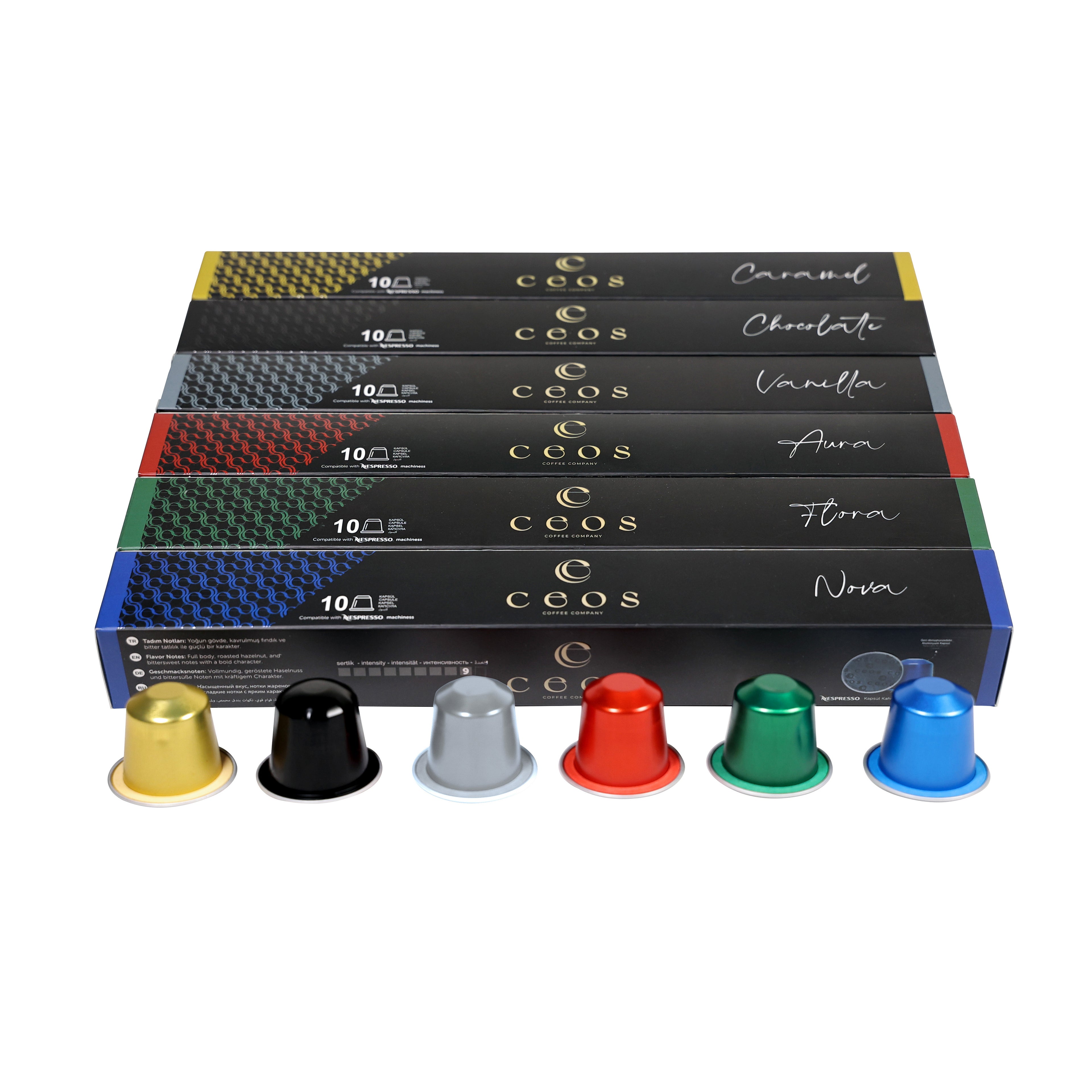 CEOS 60-PIECE CAPSULE COFFEE ADVANTAGE SET