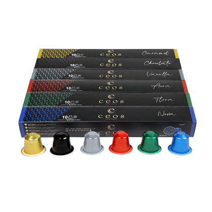 CEOS 60-PIECE CAPSULE COFFEE ADVANTAGE SET