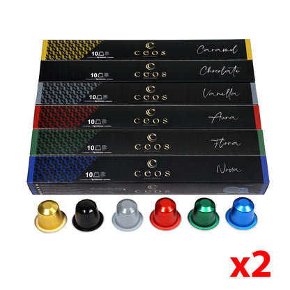 CEOS 120-PIECE CAPSULE COFFEE ADVANTAGE SET